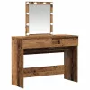 Öltöztetőasztal fiókkal Öreg fa 100 x 40 x 130 cm Faanyag