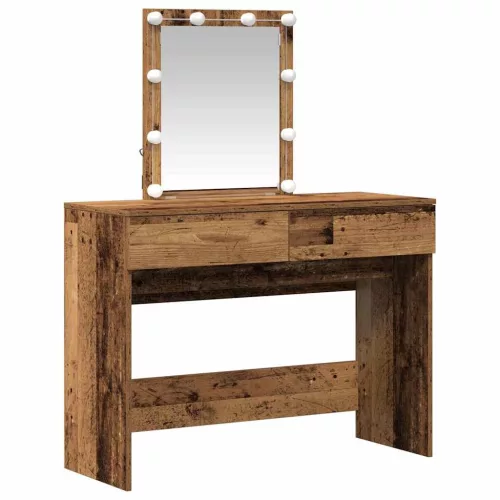 Öltöztetőasztal fiókkal Öreg fa 100 x 40 x 130 cm Faanyag