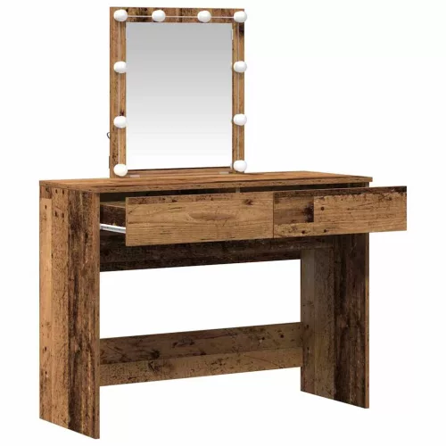 Öltöztetőasztal fiókkal Öreg fa 100 x 40 x 130 cm Faanyag