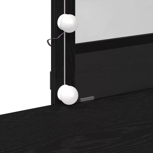 Öltöztetőasztal fiókkal Musta tammi 100 x 40 x 130 cm Faanyag