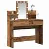 Sminktükör fiókkal tárolóval Öreg fa 100 x 40 x 130 cm Faanyag