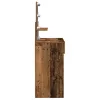 Sminktükör fiókkal tárolóval Öreg fa 100 x 40 x 130 cm Faanyag