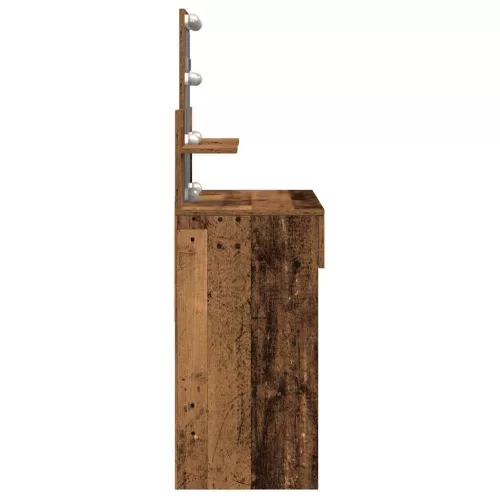 Sminktükör fiókkal tárolóval Öreg fa 100 x 40 x 130 cm Faanyag