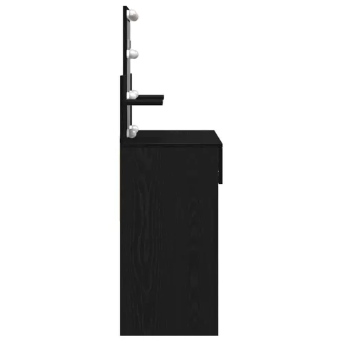 Sminktükör fiókkal Musta tammi 100 x 40 x 130 cm Faanyag
