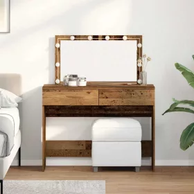   Sminkasztal fiókkal tárolóval Öreg fa 100 x 40 x 120 cm Faanyag