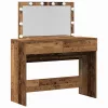 Sminkasztal fiókkal tárolóval Öreg fa 100 x 40 x 120 cm Faanyag