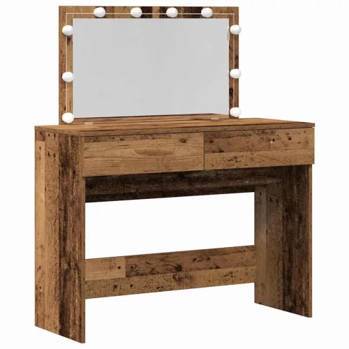 Sminkasztal fiókkal tárolóval Öreg fa 100 x 40 x 120 cm Faanyag