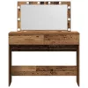 Sminkasztal fiókkal tárolóval Öreg fa 100 x 40 x 120 cm Faanyag