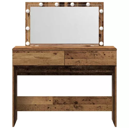 Sminkasztal fiókkal tárolóval Öreg fa 100 x 40 x 120 cm Faanyag