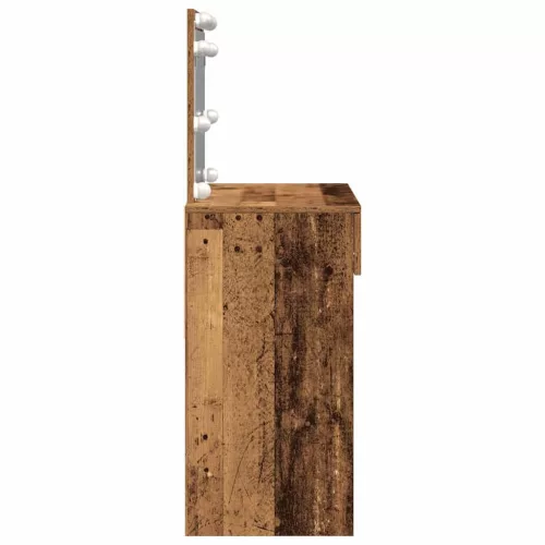 Sminkasztal fiókkal tárolóval Öreg fa 100 x 40 x 120 cm Faanyag