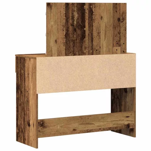 Sminkasztal fiókkal tárolóval Öreg fa 100 x 40 x 120 cm Faanyag