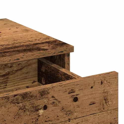 Sminkasztal fiókkal tárolóval Öreg fa 100 x 40 x 120 cm Faanyag