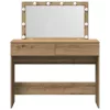 Sminkasztal fiókkal kézműves tölgy 100 x 40 x 120 cm Faanyag