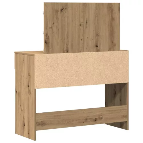 Sminkasztal fiókkal kézműves tölgy 100 x 40 x 120 cm Faanyag