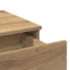 Sminkasztal fiókkal kézműves tölgy 100 x 40 x 120 cm Faanyag