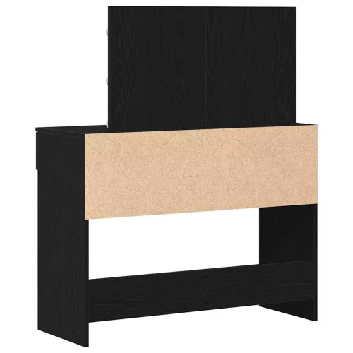 Sminkasztal fiókkal Musta tammi 100 x 40 x 120 cm Faanyag