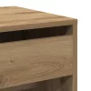 Sminkasztal fiókkal kézműves tölgy 60 x 40 x 75 cm Faanyag