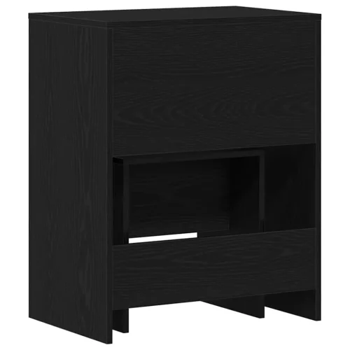 Sminkasztal fiókkal Musta tammi 60 x 40 x 75 cm Faanyag