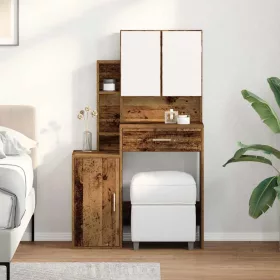   Öltöztetőasztal fiókkal Öreg fa 80 x 35 x 132 cm Faanyag