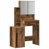 Öltöztetőasztal fiókkal Öreg fa 80 x 35 x 132 cm Faanyag