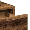 Öltöztetőasztal fiókkal Öreg fa 80 x 35 x 132 cm Faanyag