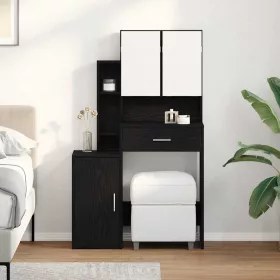  Öltöztetőasztal fiókkal Musta tammi 80 x 35 x 132 cm Faanyag