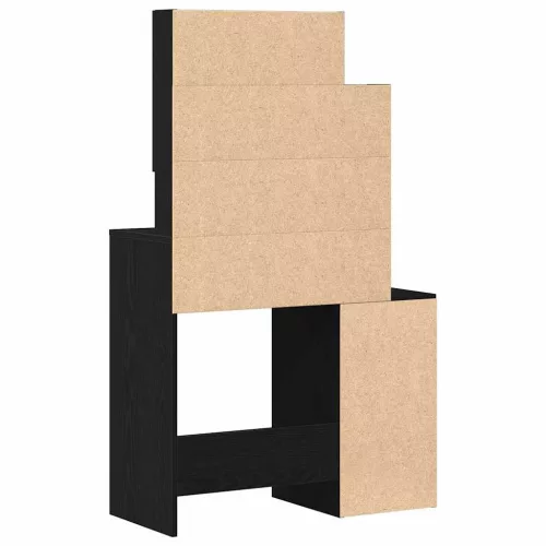 Öltöztetőasztal fiókkal Musta tammi 80 x 35 x 132 cm Faanyag