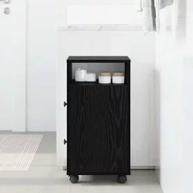   Keskeny Fürdőszoba Szekrény Musta tammi 33 x 23 x 65 cm Faanyag