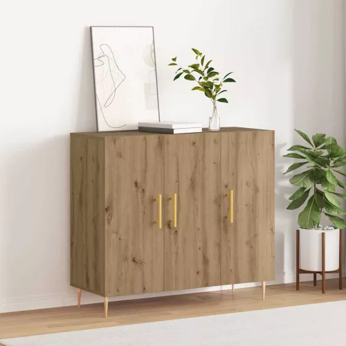 Széf kézműves tölgy 90 x 34 x 80 cm Faanyag