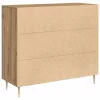Széf kézműves tölgy 90 x 34 x 80 cm Faanyag