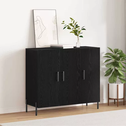 Széf Musta tammi 90 x 34 x 80 cm Faanyag