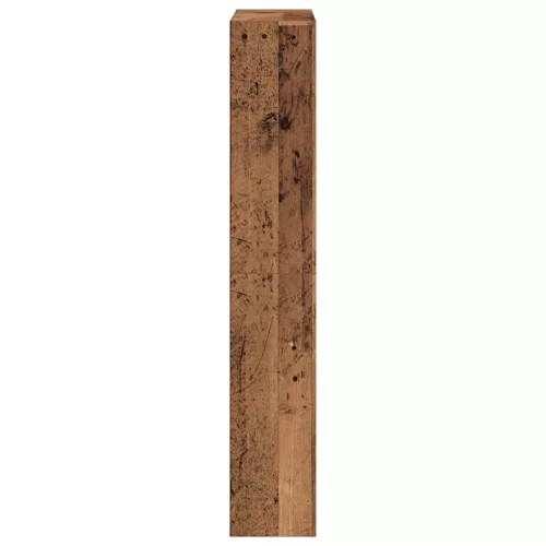 Cipőszekrény tárolóval Régi fa 80 x 21 x 125.5 cm Faanyag