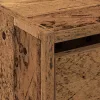 Cipőszekrény tárolóval Régi fa 80 x 21 x 125.5 cm Faanyag