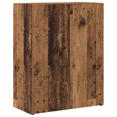 Irodai szekrény polcokkal Régi fa 60 x 32 x 77.5 Faanyag