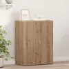 Irodai szekrény polcokkal kézműves tölgy 60 x 32 x 77.5 Faanyag