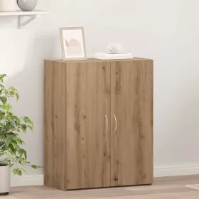   Irodai szekrény polcokkal kézműves tölgy 60 x 32 x 77.5 Faanyag