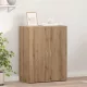 Irodai szekrény polcokkal kézműves tölgy 60 x 32 x 77.5 Faanyag