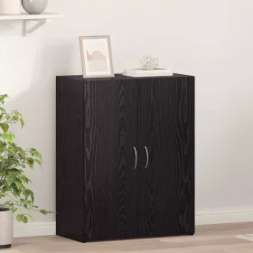   Irodai szekrény polcokkal Musta tammi 60 x 32 x 77.5 Faanyag