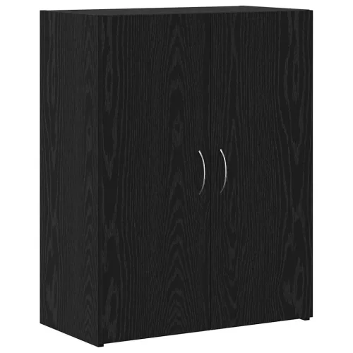 Irodai szekrény polcokkal Musta tammi 60 x 32 x 77.5 Faanyag