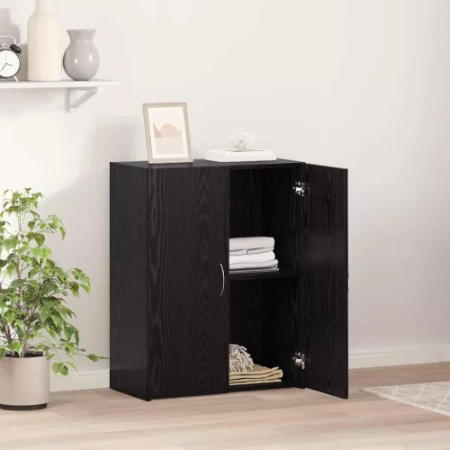 Irodai szekrény polcokkal Musta tammi 60 x 32 x 77.5 Faanyag
