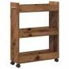 Cabinet kerékkel Régi fa 60 x 22 x 79 cm Faanyag