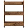 Cabinet kerékkel Régi fa 60 x 22 x 79 cm Faanyag