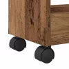 Cabinet kerékkel Régi fa 60 x 22 x 79 cm Faanyag