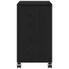 Oldalasztal polcokkal Musta tammi 50 x 30 x 55 cm Faanyag