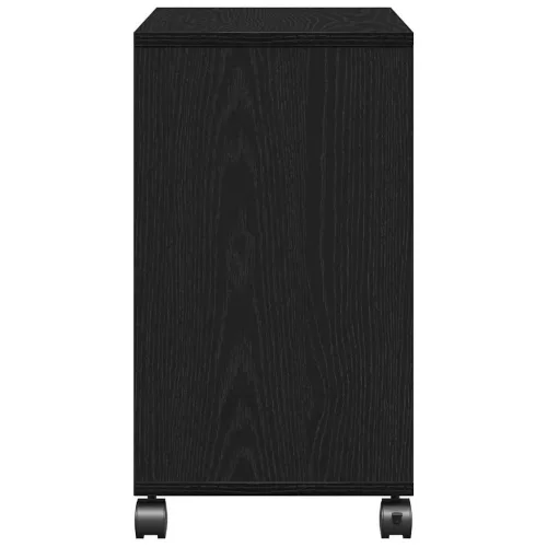 Oldalasztal polcokkal Musta tammi 50 x 30 x 55 cm Faanyag