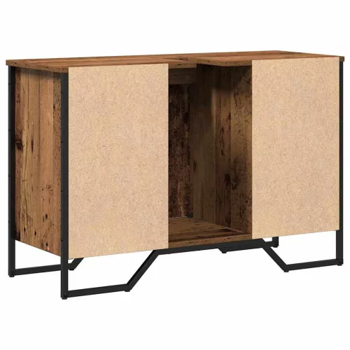 Mosdókagyló Szekrény tárolóval Öreg fa 91 x 35 x 60 cm Faanyag