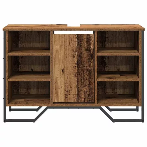 Mosdószekrény polcokkal Egyéb Öreg fa 91 x 35 x 60 cm Faanyag