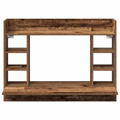 Falra szerelhető íróasztal Régi fa 105 x 48 x 75 cm Faanyag