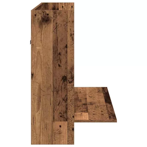 Falra szerelhető íróasztal Régi fa 105 x 48 x 75 cm Faanyag