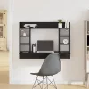 Falra szerelhető íróasztal Musta tammi 105 x 48 x 75 cm Faanyag